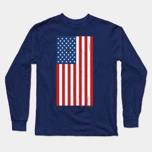 California Bear American Flag 4th Of July Independence Day TShirt Long Sleeve T-Shirt